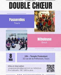 Concert double choeur : Passerelles + Nébuleuse