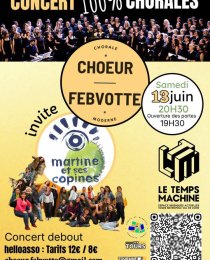 Le Chœur Febvotte au Temps Machine