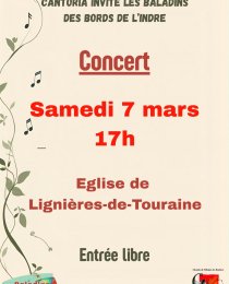 CANTORIA invite LES BALADINS de L'INDRE