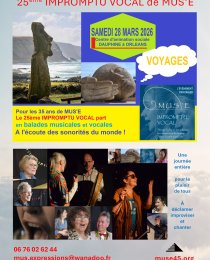 25ème IMPROMPTU VOCAL : VOYAGES, le retour